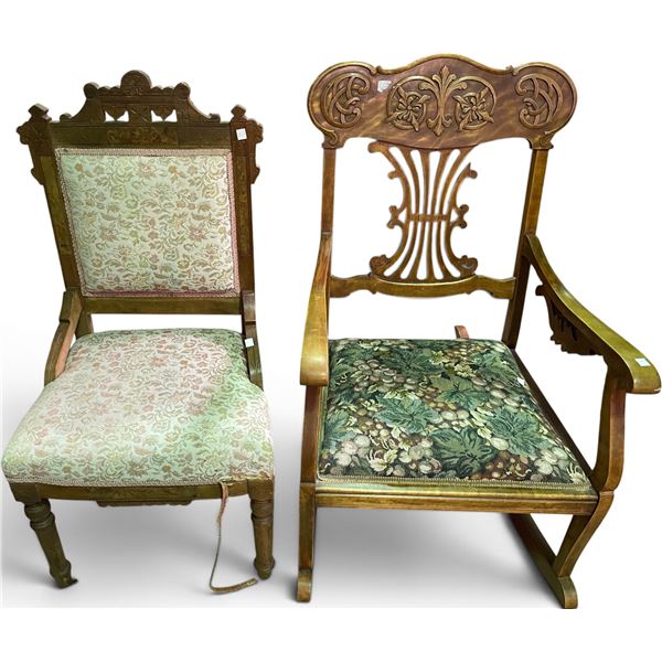 Group of 2 Vintage Chairs
