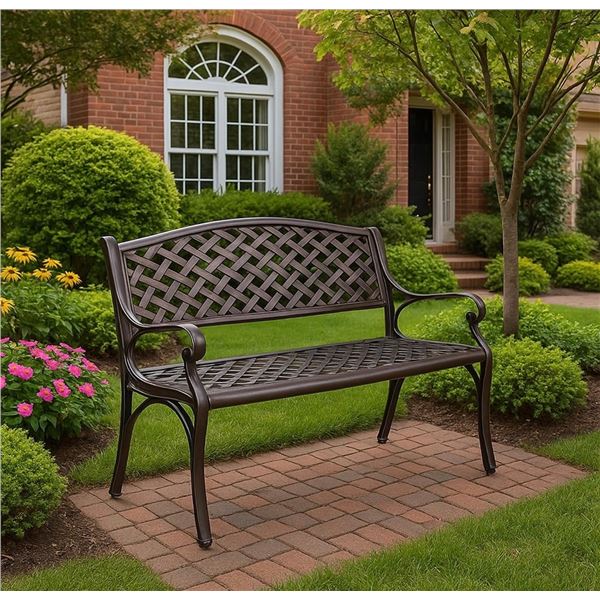Cast Aluminum Bench In Box