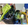 Image 3 : Assorted Shop Painting & Finishing Supplies Featuring Pneumatic Air Spray Gun, Spray Paint, Lithium 