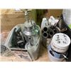 Image 4 : Assorted Shop Painting & Finishing Supplies Featuring Pneumatic Air Spray Gun, Spray Paint, Lithium 