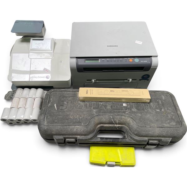 Samsung SCX-4200 Laser Multifunction Printer, Pitney Bowes Postage Meter w/ Thermal Rolls & Porter-C