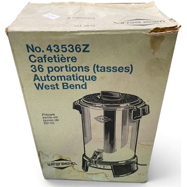 West Bend 36-Cup Automatic Coffee Urn