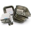 Image 1 : Commercial/Bar Stainless Steel Sinks with Chrome Gooseneck Faucets & Strainers