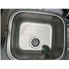 Image 4 : Commercial/Bar Stainless Steel Sinks with Chrome Gooseneck Faucets & Strainers
