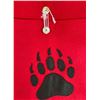 Image 2 : Paul Johnny, Felt Applique Bear Paw Pillow Case (Red/Black)