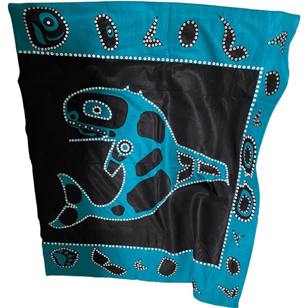 Paul Johnny, Large Felt Applique Blanket/Wall Hanging