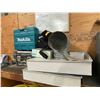 Image 1 : L2 - Group Lot of Hand Tools, Tool Boxes, Tool Belts, and Shop Gear - EMPTY Grey and Green Tool Boxe