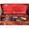 Image 3 : L2 - Mastercraft Red Metal Cantilever Tool Box with Assorted Contents