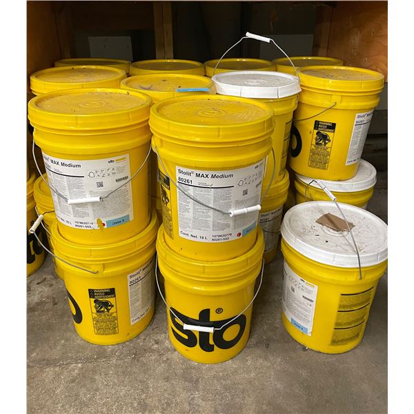 L2 - Sto Stolit MAX Medium 80261 Exterior Wall Finish/Coating - Bulk Pails - Count 21 Pails