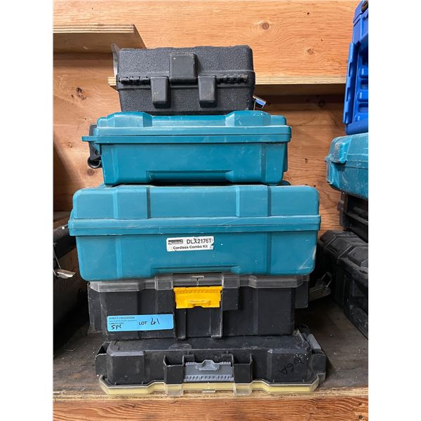 L2 - Group Lot of Empty Makita and Utility Storage Cases