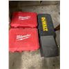Image 2 : L2 - Empty DeWalt and Red Plastic Tool Case Stack with Parts Organizer