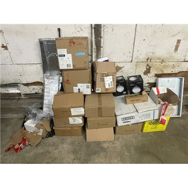 L2 - Group Lot of Assorted Home Lighting, Electrical Fixtures, and Hardware