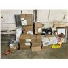 Image 1 : L2 - Group Lot of Assorted Home Lighting, Electrical Fixtures, and Hardware