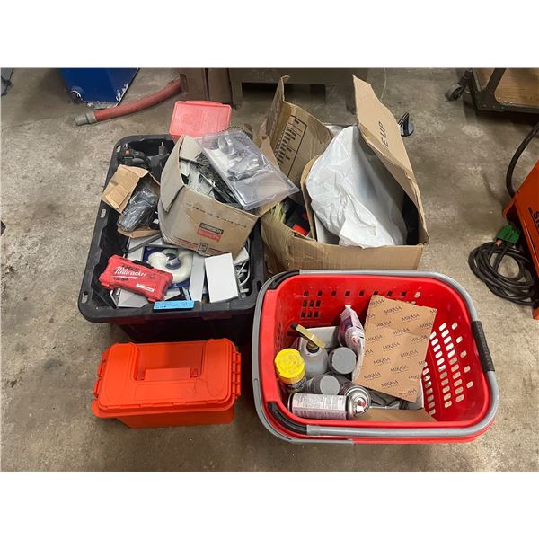 L2 - Group Lot of Assorted Electrical Fixtures, and Hardware