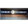 Image 1 : L2 - Layalina Restaurant Illuminated Channel Letter Signage Panel - Approx 20ft long