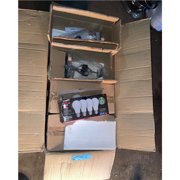 L2 - BNIB Group of 4: K.R. Lighting Chrome 3-Light Vanity / Ceiling Fixture - Model MX330-3SF