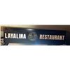 Image 1 : L2 - Layalina Restaurant Long Exterior Signage Panel Approx 10ft long