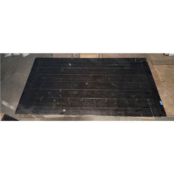 L2 - Rustic Dark Wood Dining Table - Approx 8ft long