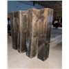Image 3 : L2 - Rustic Dark Wood Dining Table - Approx 8ft long