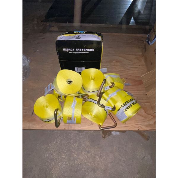 L2 - Heavy-Duty Cargo Straps (5400 LBS) & Impact Fasteners Screw Box