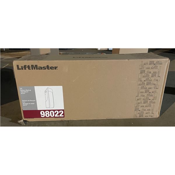 BNIB - LiftMaster 98022 DC Battery Backup Wall Mount Wi-Fi Garage Door Opener