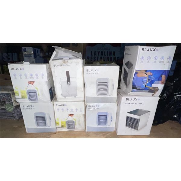 L2 - Group lot of Blaux Portable AC Units - Count 8