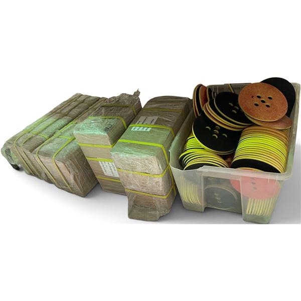 Group of Foam/Rubber Hook & Loop Backing Pads