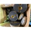 Image 3 : Concrete Floor Grinder Tooling Lot: Aluminum Backer Plates, Multi-Bearing Drive Hub, Hardware & Blue