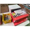 Image 5 : Contractor & Workshop Surplus Lot: Power Tools, Hand Clamps & Hardware, Desk Organizer & Paper Suppl