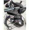 Image 5 : Shop & Maintenance Surplus Lot: 12V Batteries, Floodlight, Vacuum Attachments, Grinder Tooling Plate