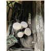 Image 3 : Group of Misc - Emart Tripod Light Stands, Linco Flora X Softbox, Studio Bulbs & Storage Tote