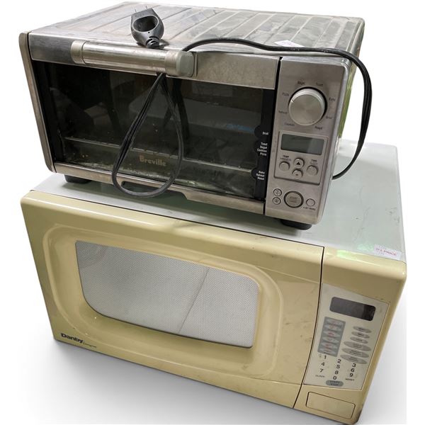 Breville Stainless Steel Smart Oven / Toaster Oven & Danby Countertop Microwave Oven
