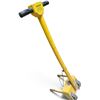 Image 1 : Yellow Heavy-Duty Trailer Stabilizing Jack Stand (Missing parts - Untested)