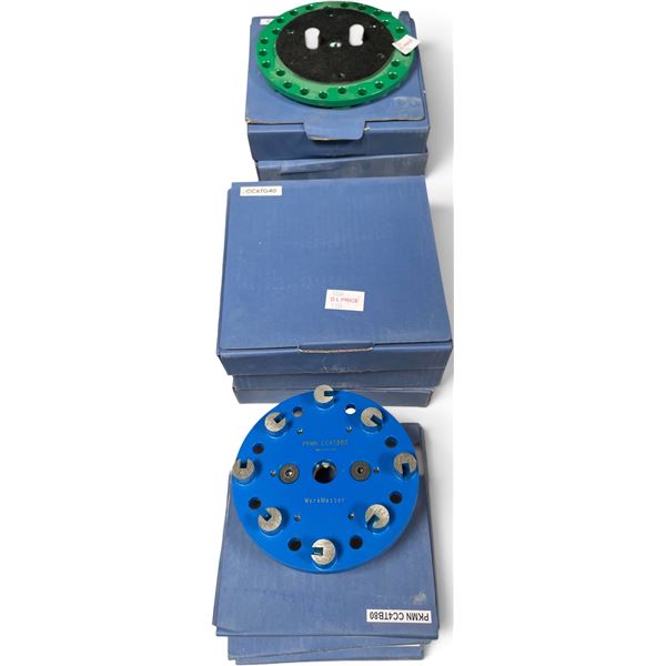 BNIB Heavy-Duty Circular Metal Drive Plates - includes x3 WerMaster CC4TB80/ x3 CC6TG40 & x3 C6TG40 