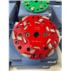 Image 2 : BNIB Heavy-Duty Circular Metal Drive Plates - includes x4 C4TR80/ x4 PKMN C4TG80 & x8 C4TY80 (approx