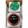 Image 2 : BNIB Heavy-Duty Circular Metal Drive Plates - includes Werkmaster 4-3/4" For natural Stone/ & More (