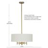 Image 3 : BNIB Stone & Beam - Classic Ceiling Pendant Chandelier Fixture (6 pcs)