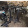 Image 2 : L2 - Heavy-Duty Cast Iron Restaurant Table Bases and Chairs