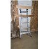 Image 1 : L2 - Heavy-Duty Multi-Position Aluminum Folding Ladder - 5 Step can be Extended to 10 Steps