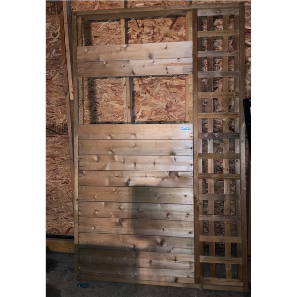 L2 - Wooden Privacy Screen / Garden Trellis Panel