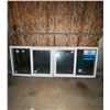 Image 2 : L2 - Set of 2 Morrison Windows Vinyl Slider Window / Double Pane Architectural Glazing - 58" x 40"