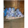 Image 1 : L2 - Group off 19 Rolls of Ajax Textile 95% Cotton / 5% Spandex Rib Fabric Rolls - Lake Blue