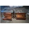 Image 3 : L2 - Set of 2 Traditional Style Marble-Top Nightstands - 32" x 22"
