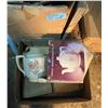Image 3 : L2 - Assorted Lot: Includes Mugs, Insulated Water Bottles, Salt & Pepper Shakers, & Teapot