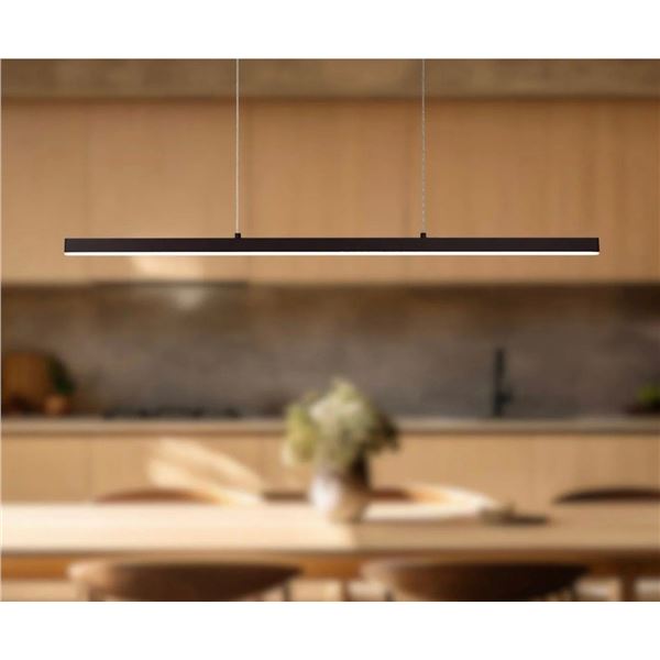 Group of 2 New Kuzco Black Modern Ceiling Lights - Model LP10345-BK