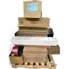 Image 1 : Pallet full of New items - includes Kitchen Range Hood/Standard Baseboard Heater Parts/ Flooring Mat