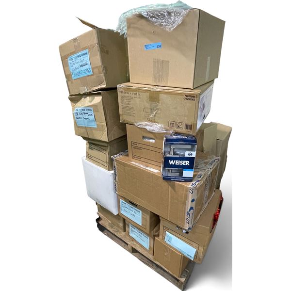 Movie Set Dec Pallet - includes Fabric/New Door Handle Sets/Lights & More