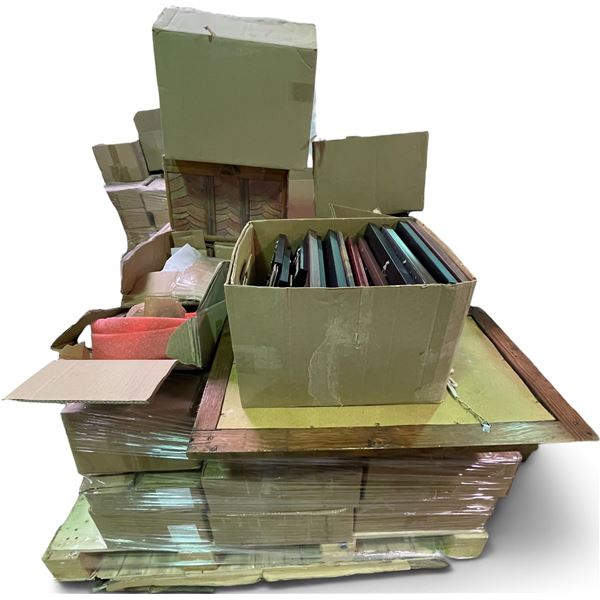 Pallet full of New Industrial Timing Belt Pulley Transmission & Machinery Components - includes Movi