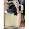Image 4 : Crate full of Sanding Pads/ Various Components & Speakers - includes the wooden Crate