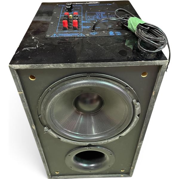 Nuance Black Powered Home Audio Subwoofer Unit - Model Unit N-100 (untested)